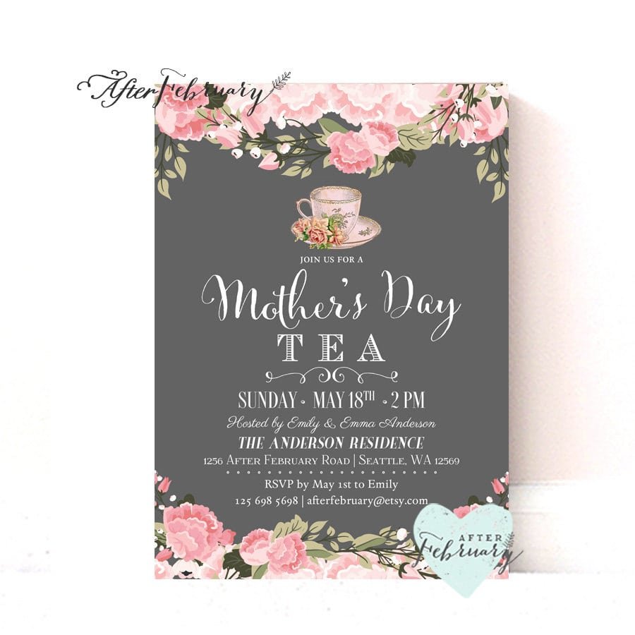 Doc  488733  Mother Daughter Tea Party Invitations â Items Similar